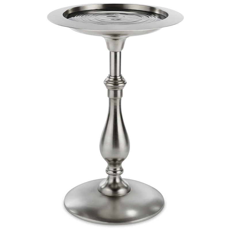 Bain d'oiseaux sur piédestal en aluminium Stellamae