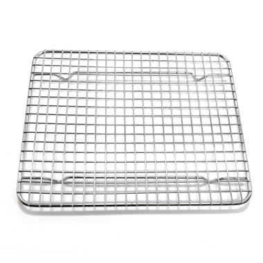 Met Lux Stainless Steel Footed Wire Cooling Rack - For Quarter Size Sheet  Pan - 8 1/2