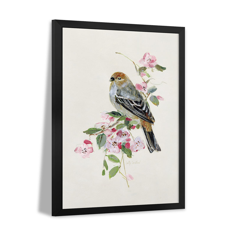 «Spring Song Goldfinch», reproduction d'art murale, affiche de galerie, H 24 po x l 16 po