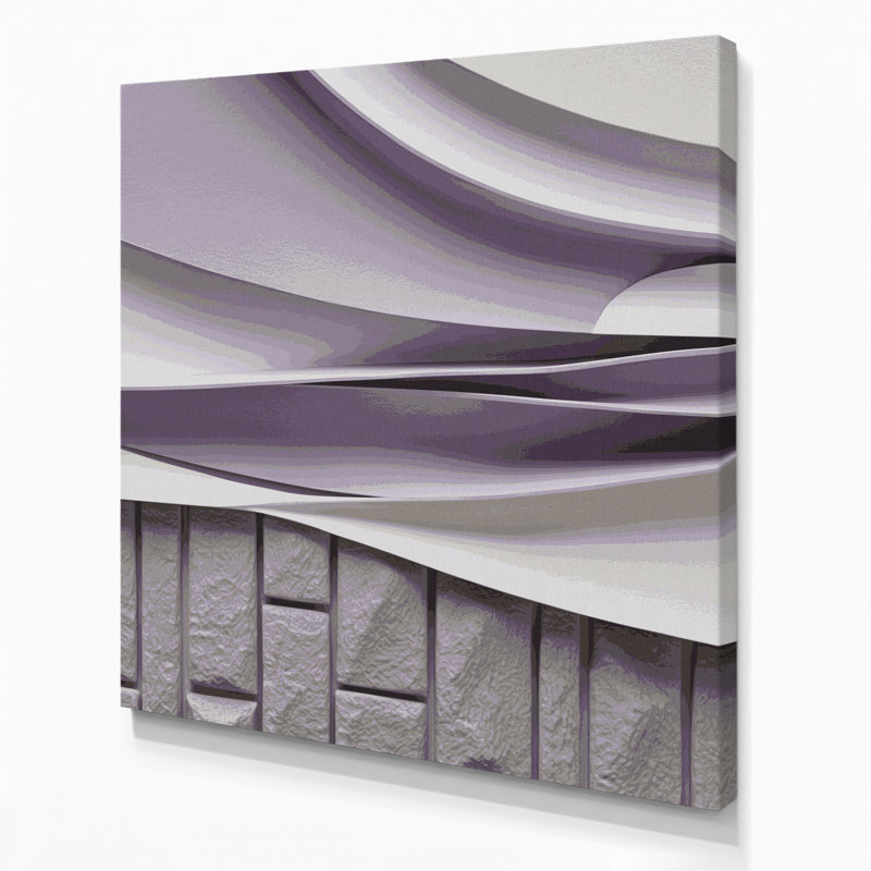 Minimalisme 43, art mural sur toile rose, H 8 po x l 8 po