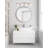 Keindl - Vanity - Ribbed White Glass-847154286-847154291-847154290