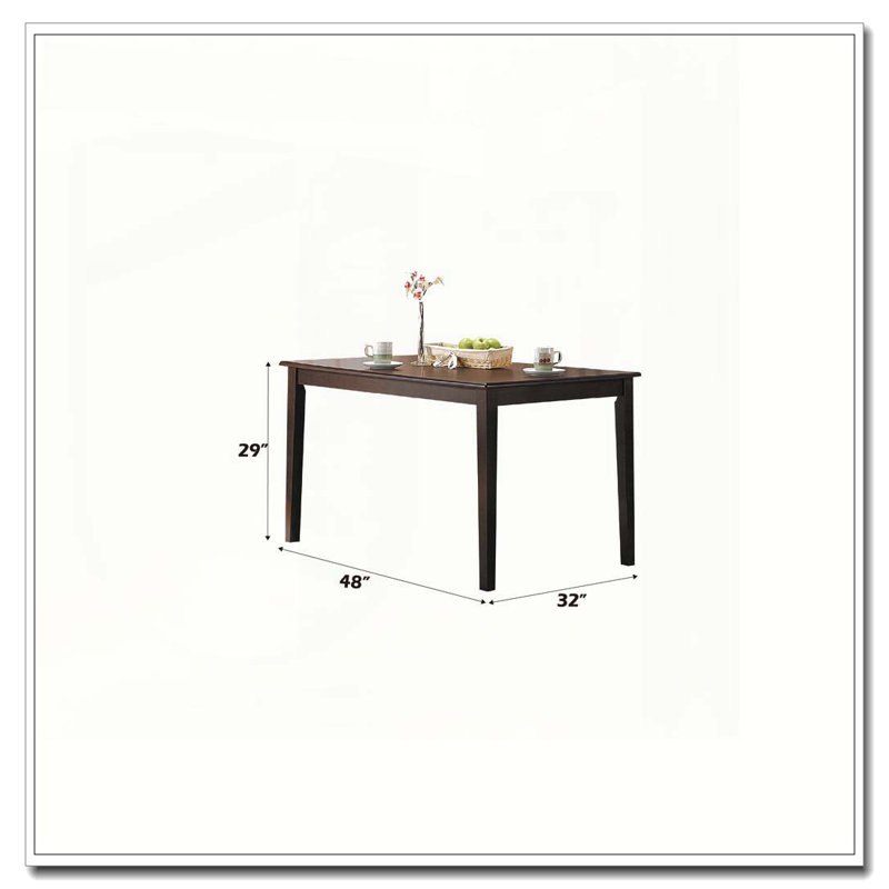 Cardiff Espresso Finish Dining Table
