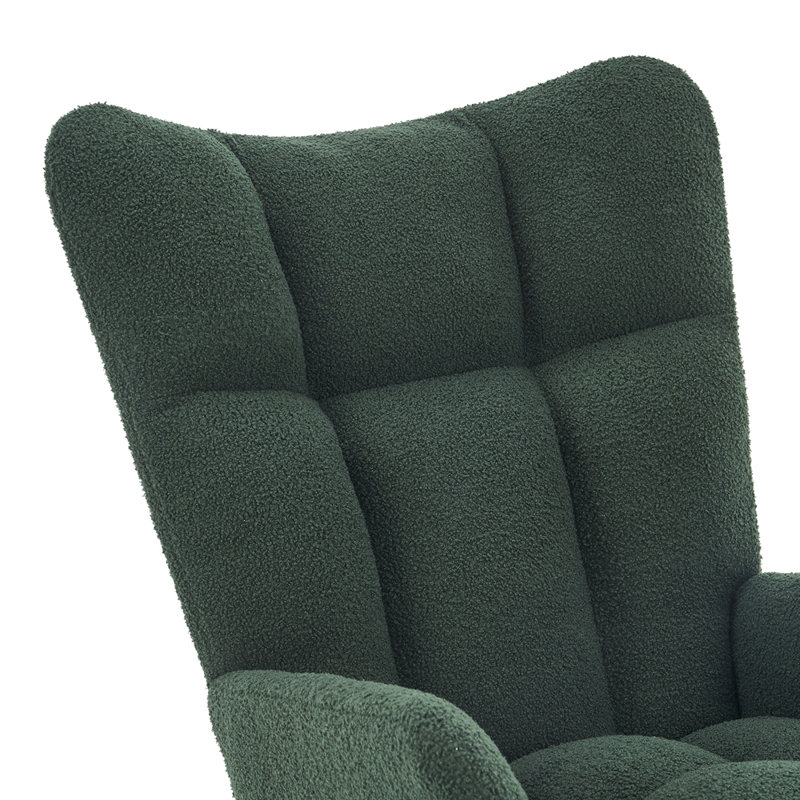Chaise berçante Jeiny, Émeraude