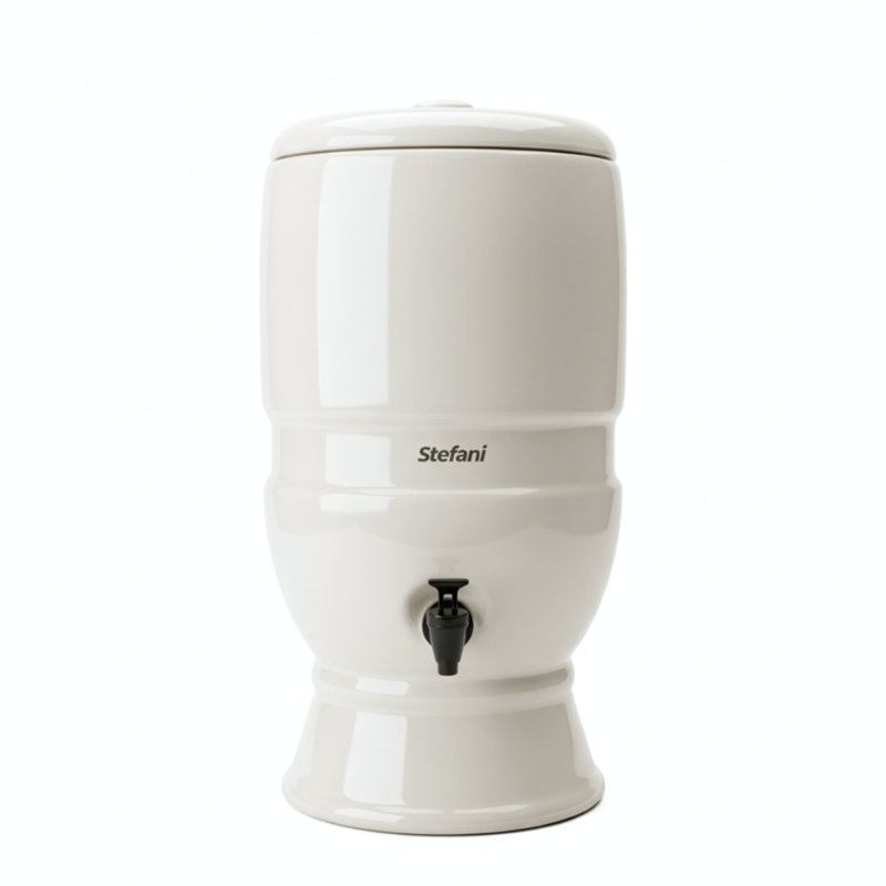 Purificateur d'eau en porcelaine 15,96 gallons (3,9 gal) Stefani