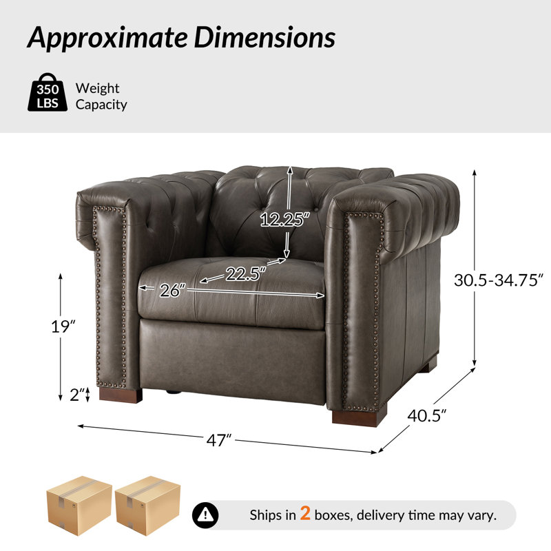 Fauteuil inclinable électrique en cuir véritable Salomon, Cacao