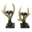 Ensemble de 2 porte-bougies Cozy Pines Antler