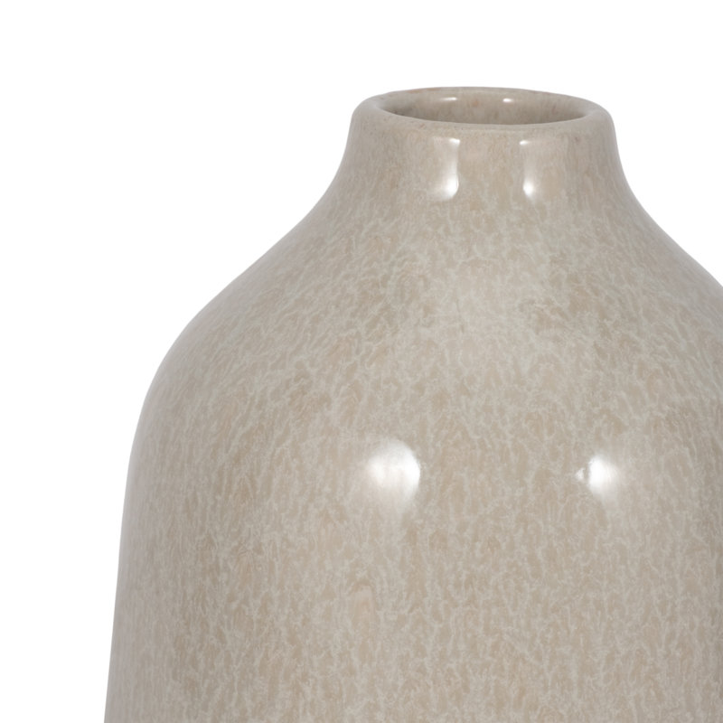 Vase de table en argile mauve Elevarre, H 9 po x l 6 po x P 6 po