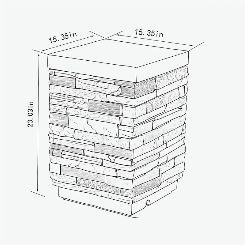 Propane tank bracket fire pit lid side table