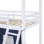 Lit superposé style maison basse avec toit-405219898-405219903