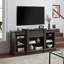 Console multimédia avec grande armoire de rangement, meuble télé multimédia moderne, l 65,75 po x P 17 po x H 32,48 po-1858580276-1858580279