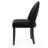 Cindina Linen Upholstered Dining Chairs with Curved High Back and Solid Wood Legs-132144376