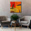 "Conversations In The Abstract 29" par Downs sur toile-2083170061