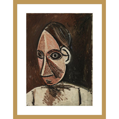 Tête de femme par Pablo Picasso, impression giclée sur cadre