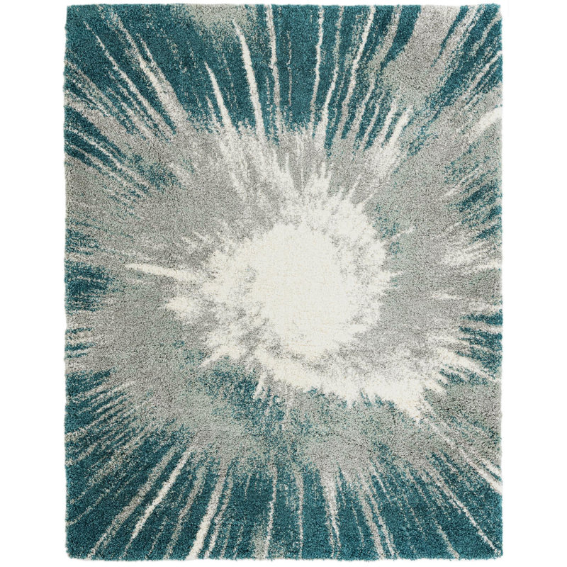 Velvet Soft Touch Shag Rug, Rectangle 7'10" x 10'