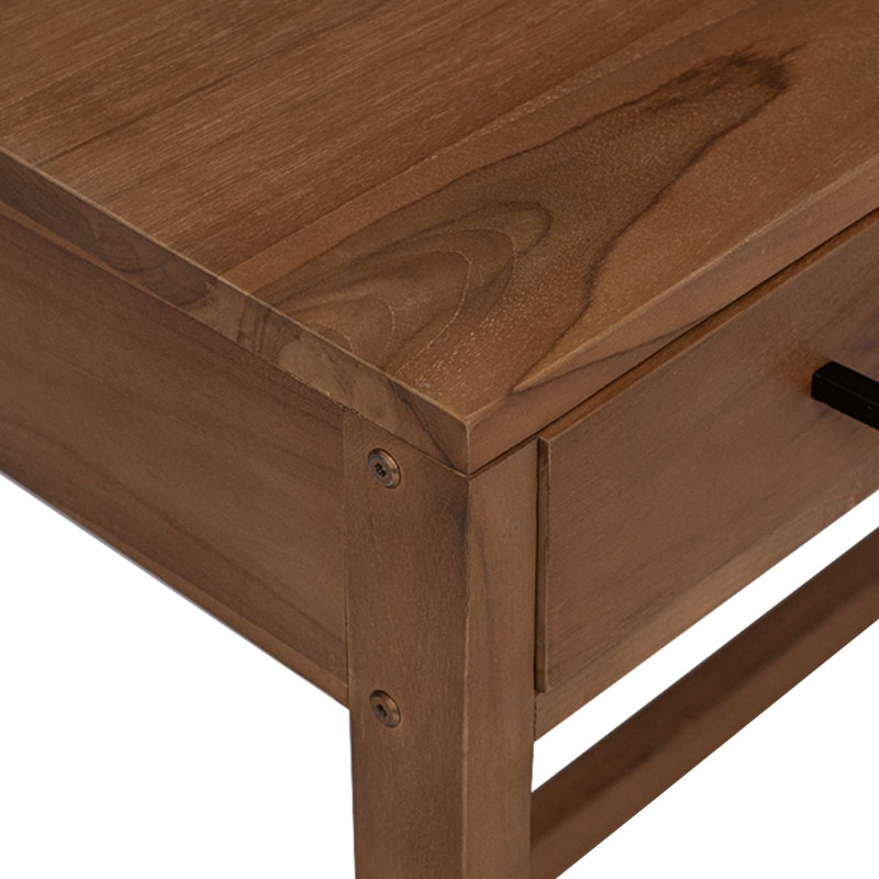 Solid Wood Writing Desk, 75 cm H x 80 cm W x 50 cm D