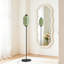 Lampe sur pied à intensité variable avec télécommande et interrupteur au pied, ampoule à DEL à température de couleur réglable incluse, grande lampe sur pied moderne avec abat-jour pour le salon, la chambre à coucher et le bureau