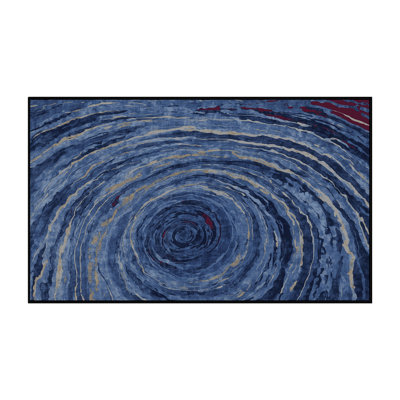 Machine Washable Gray Area Rug
