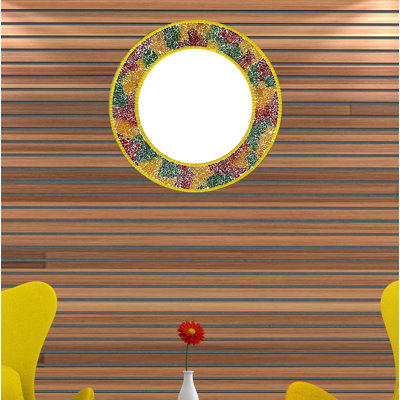 Miroir mural décoratif fabriqué à la main Hilliger