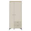 2 Door Manufactured Wood Wardrobe