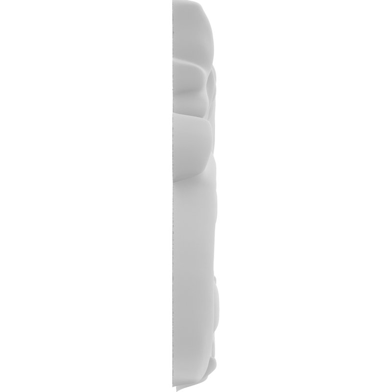 Applique Pinedale, H 5,5 po x l 5,5 po x P 0,63 po, Gauche
