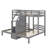 Twin Over Twin & Twin Bunk Bed With Built-In Staircase And Storage Drawer