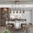 Shoshoni 5-Light 45.3"W Oversized Kitchen Island Modern Linear Chandelier