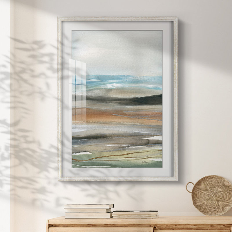 Nature's Many Layers I - Impression encadrée, H 28,5 po x l 20,5 po, Blanc