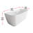 Dezra 66.94'' x 30.75'' Soaking Bathtub-778254673