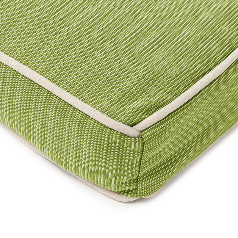 Chaise Lounge With Cord Polyester Padded Fill., Kiwi