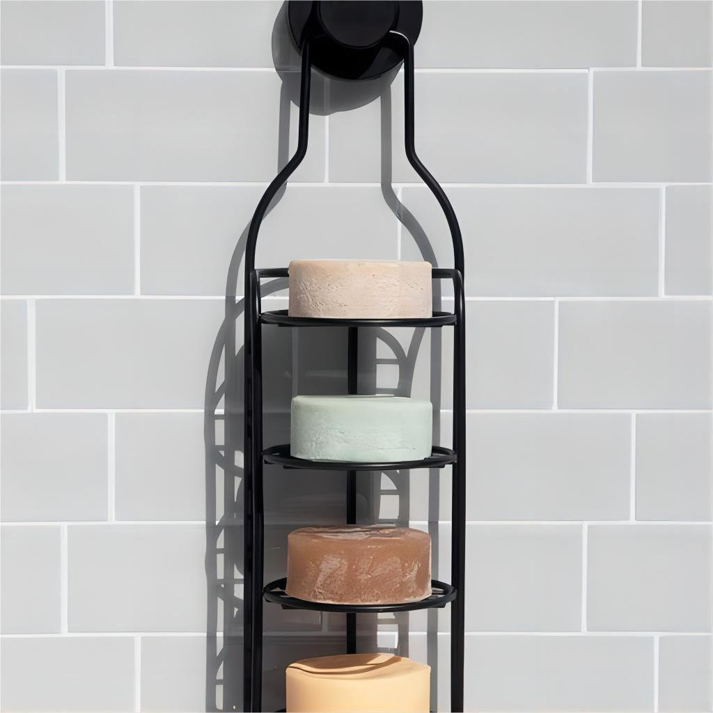 Kitsch Self-Draining Mounted Shower Caddy for Soap Shampoo