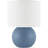 Ceramic Table Lamp with Linen Drum Shade-1343466497