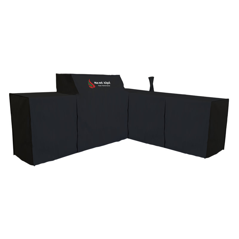Durable Weather Resistant Cover For 805 Island With 90 Degree Corner And Beverage Center
