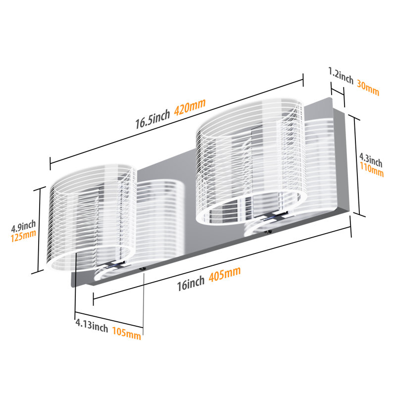 Umera Dimmable LED Vanity Light, 2