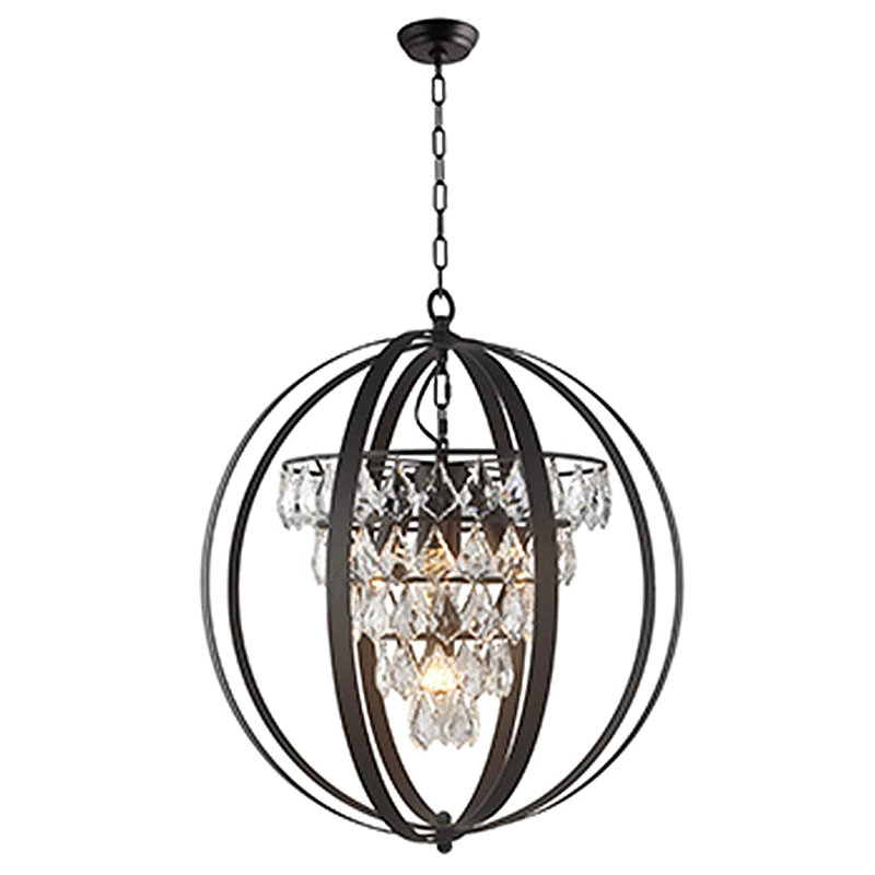 Wingler 3 - Light Dimmable Globe Chandelier