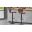 Penellope Swivel Upholstered Adjustable Height Counter Stool Set of 2-1422120237