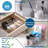 2 Pack Clear Stackable Belt Holder For Closet Drawer Storage
