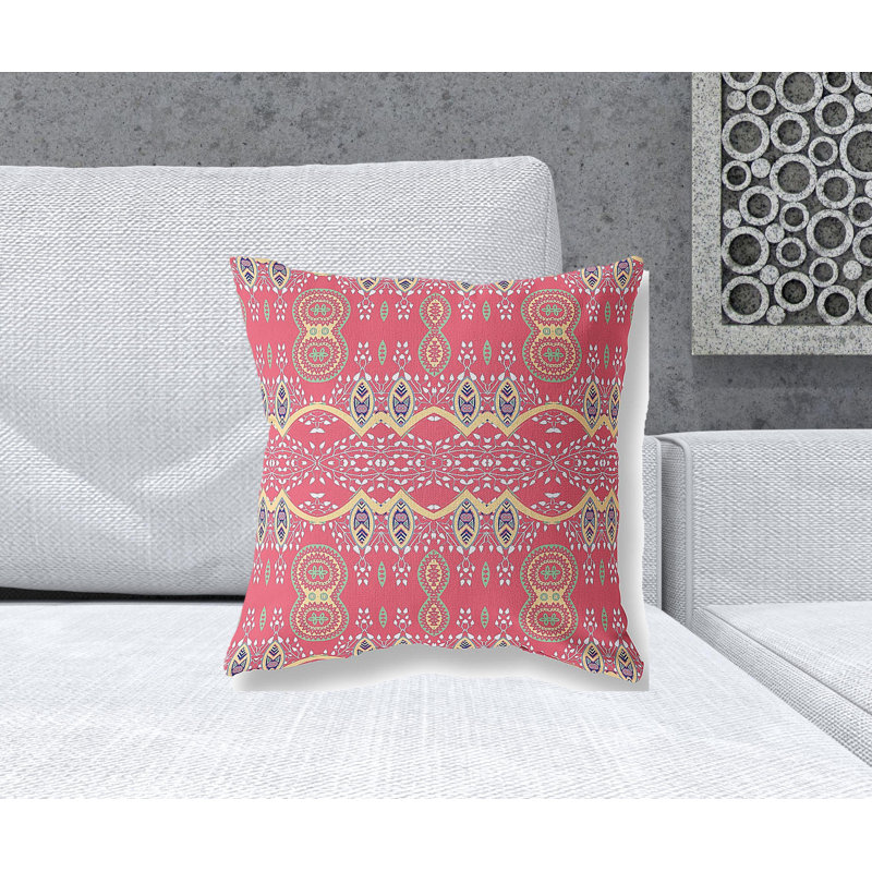 Coussin 18 po x 18 po, Rouge