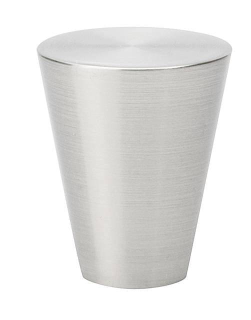 Conical Cabinet Knob, 0.5" H x 0.5" W x 1" D, Satin Nickel