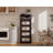 20" Side Wide Folding Storage Cabinet ,5 Tiers,19.69"×11.81"×50.00",Collapsible Storage Bins with Magnetic Door, Plastic Storage Cabinet with Wheels(ONLY ONE CABINET)