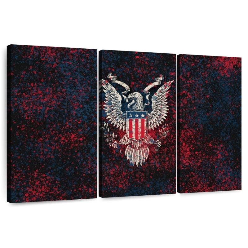 Lelar American Eagle Badge, 48" H x 74" W