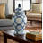 Cinya Stoneware Ceramic Decorative Lidded Jar with Classic Design - Elegant Accent Piece for Home Decor-89110053