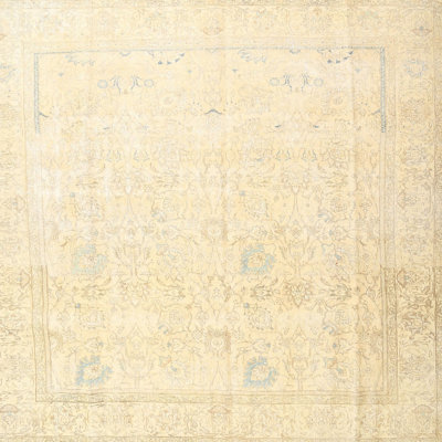 Crème/bleu oriental Tapis décoratif