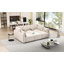 86,6 po Canapé modulaire Canapé modulaire en U Canapé-lit Canapé-lit en L avec repose-pieds mobile et deux ports USB pour le salon-1212750862
