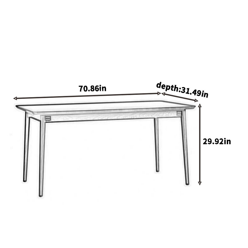 Generre, 29.92"H x 70.86"L x 31.49"W