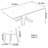 Modern Rock Slab Full Support Dining Table Set-106220193