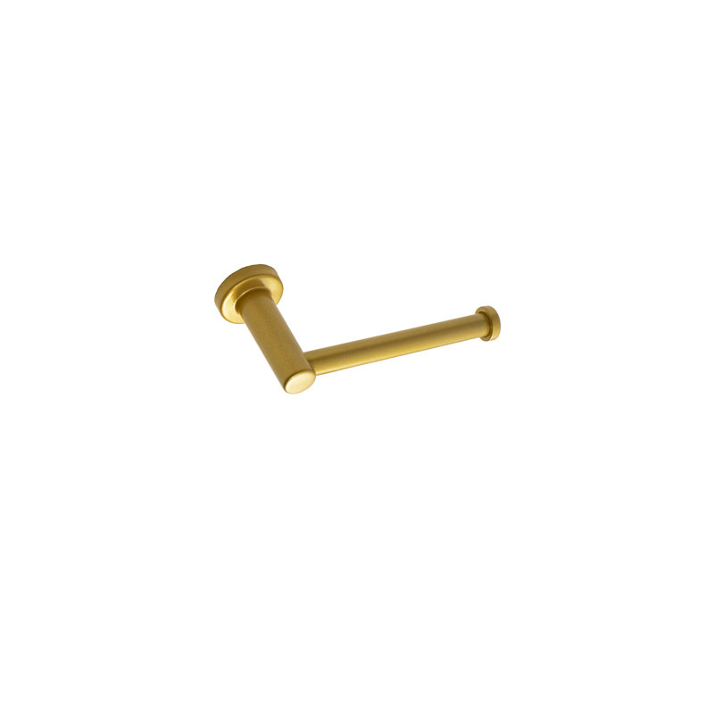 FantasHome 5 Pieces Bathroom Hardware Accessories Set - Brushed Gold, Brush Brass