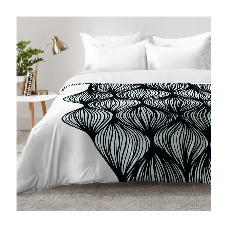 Gabi Modern & Contemporary Abstract Comforter, Full/Queen Comforter + 2 Standard Shams
