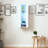 Storage Cabinets With Aluminum Strip Lamp,With Glass Shelves, For Living Room/Bedroom/Office