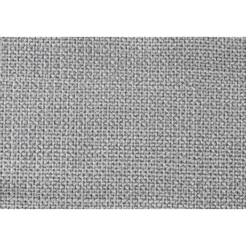 De 2 tabourets de bar modernes, pieds en métal, siège rembourré en mousse grise, supports au design peu encombrant, tissu texturé, dossier confortable
