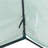 Gulianna 9' x 3' x 2' Outdoor Mini Cloche Greenhouse with a Green Cover